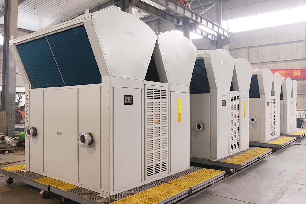 風冷模塊機組的水管連接注意事項